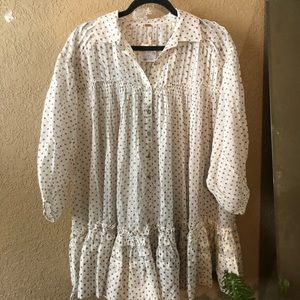 Free People Button Down Dress (NWT)